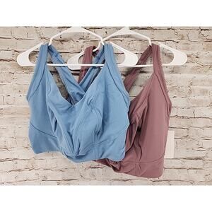 NEW Set Of 2 Pheonix Bergen Lace Trip Bra Size 3X C-DD Super Soft Sports Bra